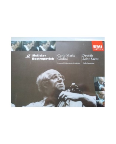 Mstislav Rostropovich Dvorak Saint Saens Carlo Maria Giulini - LASERDISC LD Mstislav Rostropovich Dvorak Saint Saens Carlo Maria Giulini - LASERDISC LD