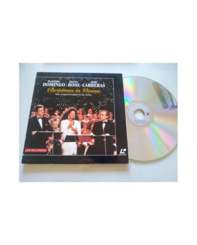 Christmas In Vienna Diana Ross Placido Domingo Jose Carreras 1992 - LASERDISC LD Christmas In Vienna Diana Ross Placido Domingo Jose Carreras 1992 - LASERDISC LD