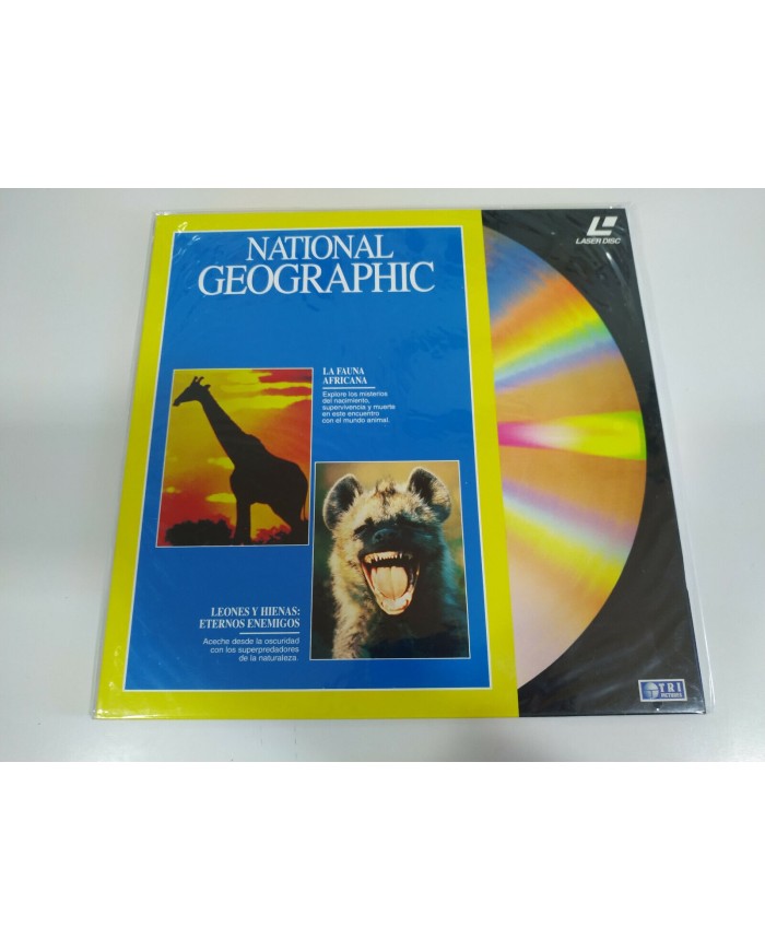 National Geographic Fauna Africana Leones Hienas Eternos Enemigos LASERDISC LD T National Geographic Fauna Africana Leones Hienas Eternos Enemigos LASERDISC LD T