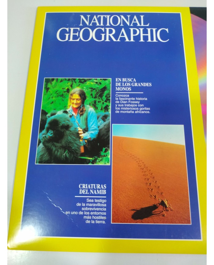 National Geographic En Busca de Grandes Monos Criaturas Namib LASERDISC LD 2T National Geographic En Busca de Grandes Monos Criaturas Namib LASERDISC LD 2T