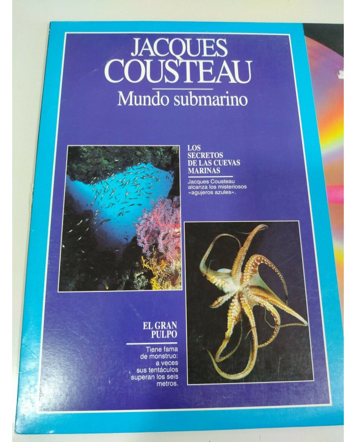 Jacques Cousteau Gran Pulpo Secretos Cuevas Submarinas - LASERDISC LD - 2T Jacques Cousteau Gran Pulpo Secretos Cuevas Submarinas - LASERDISC LD - 2T