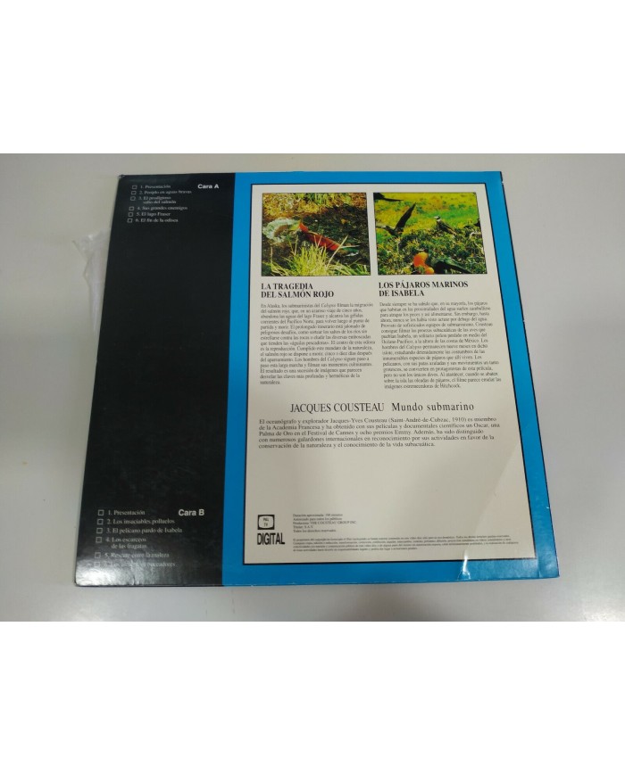 National Geographic Tragedia Salmon Rojo Pajaros Isabela - LASERDISC LD 2T National Geographic Tragedia Salmon Rojo Pajaros Isabela - LASERDISC LD 2T