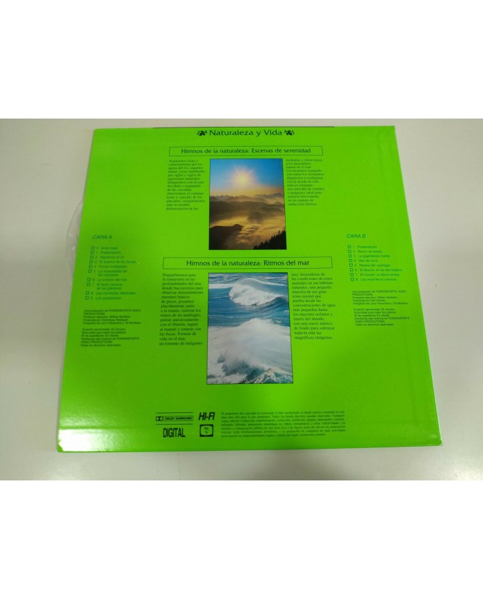 Maravillas Naturaleza Himnos Escenas de Serenidad - LASERDISC LD - 2T Maravillas Naturaleza Himnos Escenas de Serenidad - LASERDISC LD - 2T
