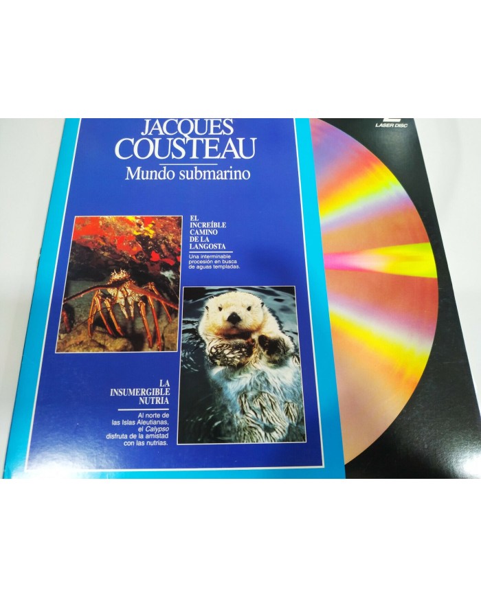 Jacques Cousteau Tragedia Salmon Rojo Pajaros Marinos Isabela LASERDISC LD - 2T Jacques Cousteau Tragedia Salmon Rojo Pajaros Marinos Isabela LASERDISC LD - 2T
