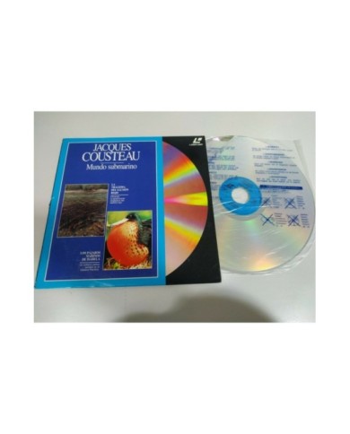 Jacques Cousteau Tragedia Salmon Rojo Pajaros Marinos Isabela LASERDISC LD - 2T Jacques Cousteau Tragedia Salmon Rojo Pajaros Marinos Isabela LASERDISC LD - 2T