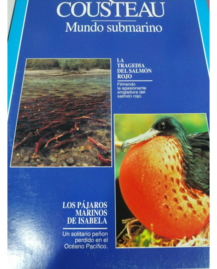 Jacques Cousteau Tragedia Salmon Rojo Pajaros Marinos Isabela LASERDISC LD - 2T Jacques Cousteau Tragedia Salmon Rojo Pajaros Marinos Isabela LASERDISC LD - 2T
