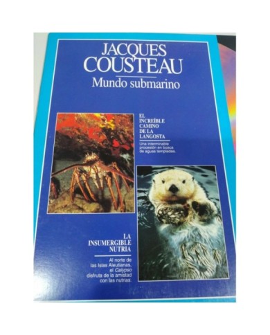Jacques Cousteau Increible Camino Langosta Insumergible Nutria LASERDISC LD - 2T Jacques Cousteau Increible Camino Langosta Insumergible Nutria LASERDISC LD - 2T