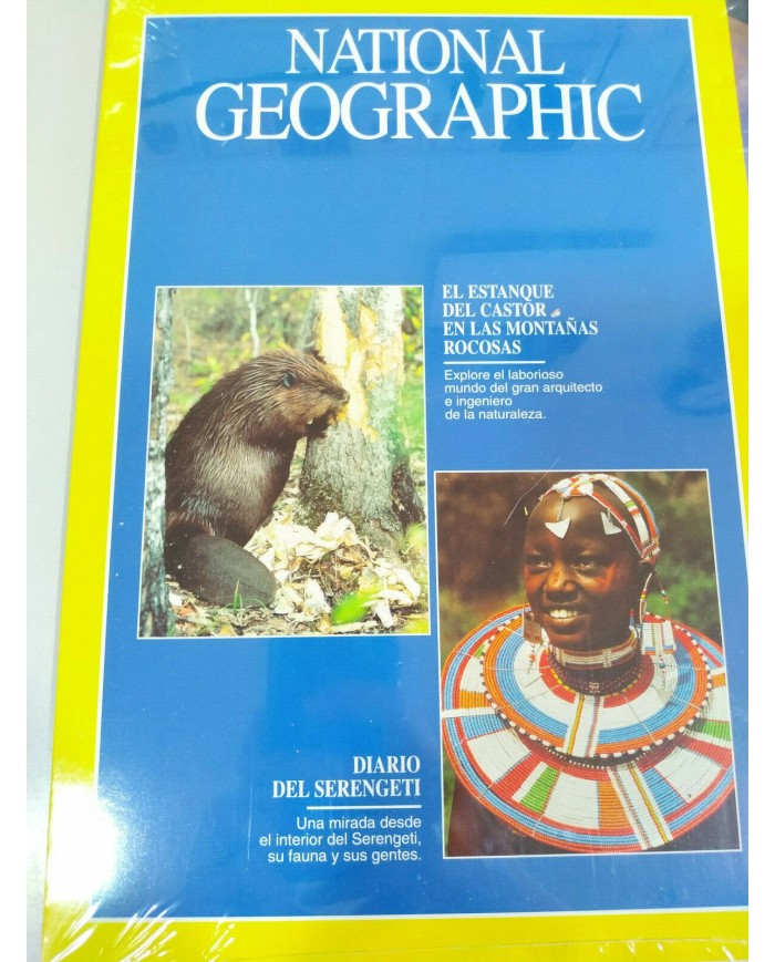 National Geographic Diario del Serengeti Estanque Castor LASERDISC LD Nuevo 2T