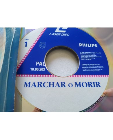 Marchar o Morir Gene Hackman Terence Hill Von Sydow - LASERDISC LD Español Marchar o Morir Gene Hackman Terence Hill Von Sydow - LASERDISC LD Español