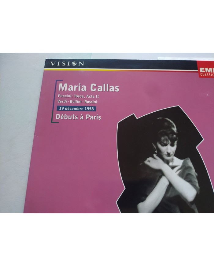 Maria Callas Debuts a Paris 1958 Puccini Tosca Verdi 1991 - LASERDISC LD - 2T