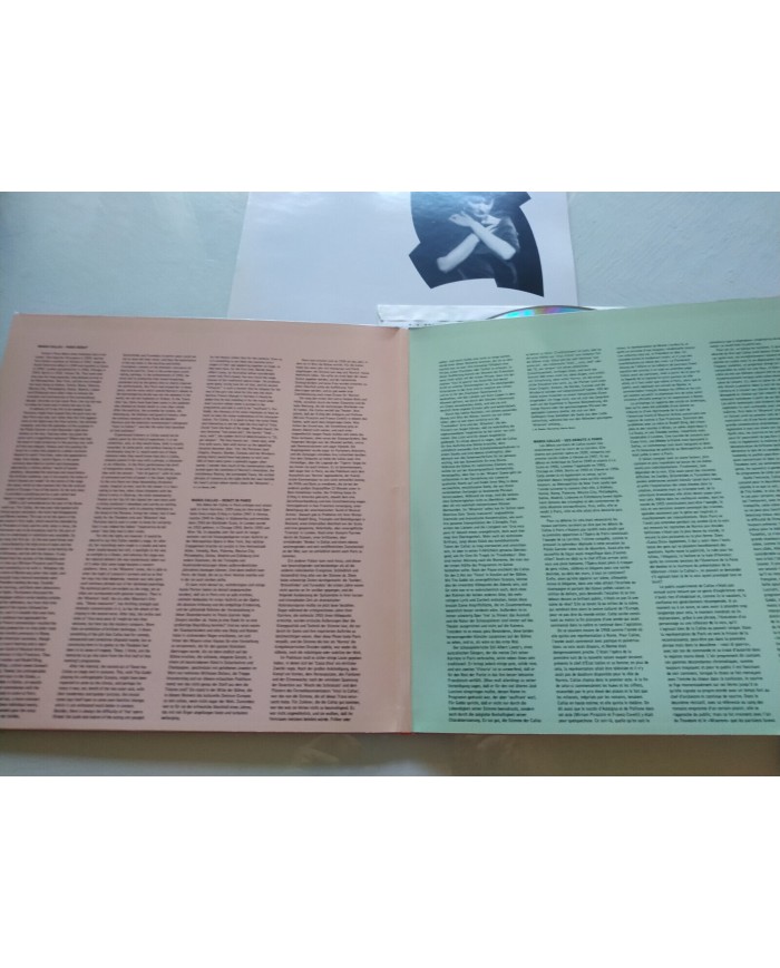 Maria Callas Debuts a Paris 1958 Puccini Tosca Verdi 1991 - LASERDISC LD - 2T