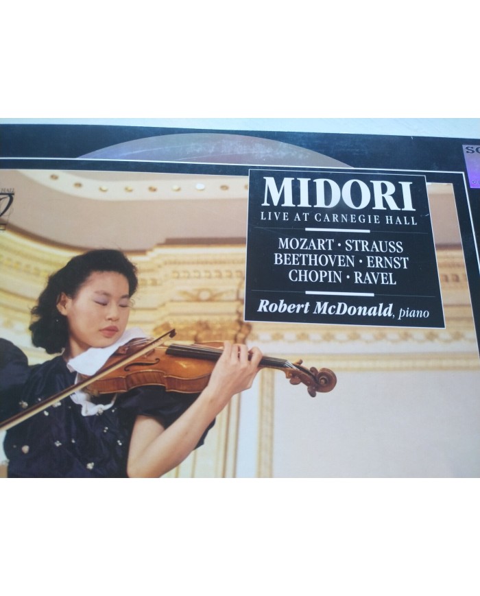 Midori Live At Carnagie Hall Mozart Strauss Beethoven 1991 - LASERDISC LD - 2T
