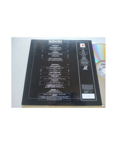 Midori Live At Carnagie Hall Mozart Strauss Beethoven 1991 - LASERDISC LD - 2T Midori Live At Carnagie Hall Mozart Strauss Beethoven 1991 - LASERDISC LD - 2T