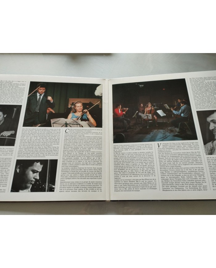 The Trout Die Forelle La Truite Barenboim Perlman Mehta - LASERDISC LD - 2T