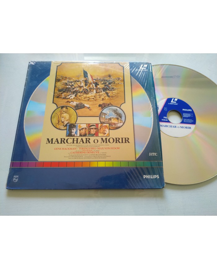 Marchar o Morir Gene Hackman Terence Hill Von Sydow - LASERDISC LD Español