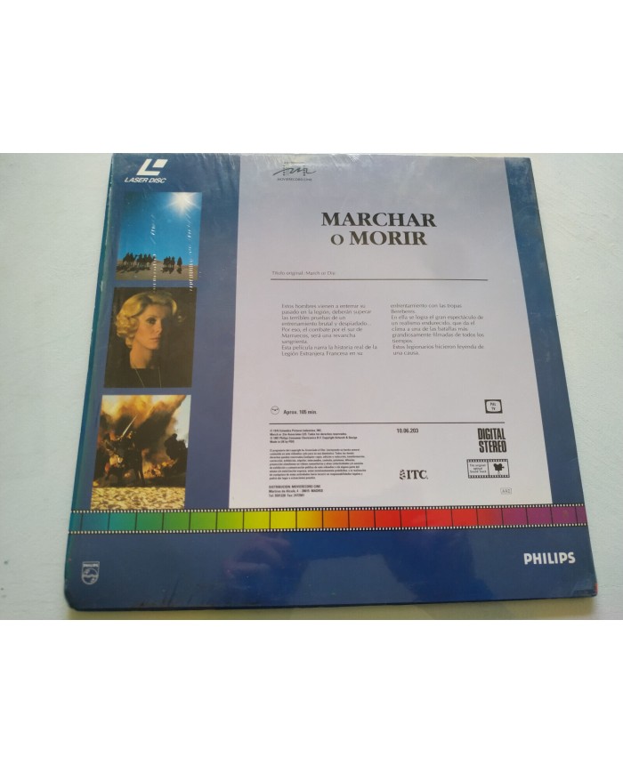 Marchar o Morir Gene Hackman Terence Hill Von Sydow - LASERDISC LD Español