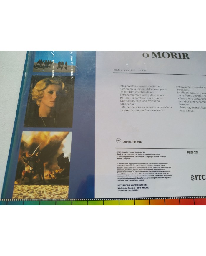 Marchar o Morir Gene Hackman Terence Hill Von Sydow - LASERDISC LD Español