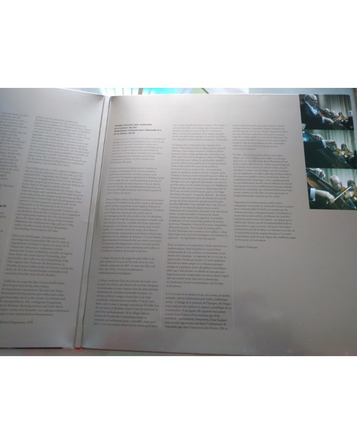 Mstislav Rostropovich Dvorak Saint Saens Carlo Maria Giulini - LASERDISC LD