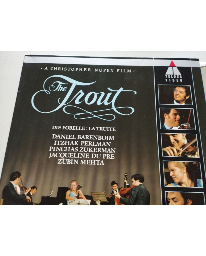 The Trout Die Forelle La Truite Barenboim Perlman Mehta - LASERDISC LD - 2T