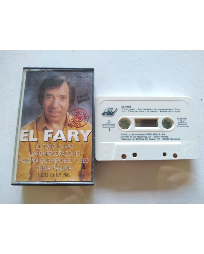 El Fary Grandes Exitos 1990 Ariola - Cinta Tape Cassette El Fary Grandes Exitos 1990 Ariola - Cinta Tape Cassette