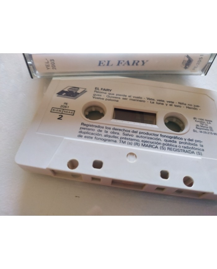 El Fary Grandes Exitos 1990 Ariola - Cinta Tape Cassette El Fary Grandes Exitos 1990 Ariola - Cinta Tape Cassette