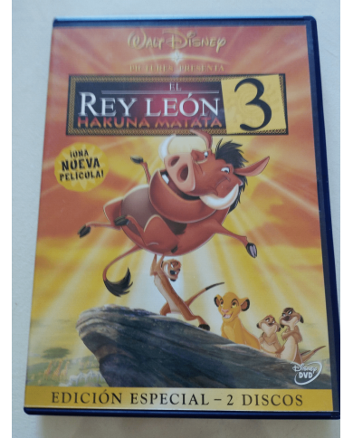 El Rey Leon 3 Hakuna Matata Edicion Especial - 2x DVD Español Ingles Region 2 Am El Rey Leon 3 Hakuna Matata Edicion Especial - 2x DVD Español Ingles Region 2 Am