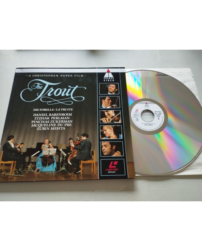 The Trout Die Forelle La Truite Barenboim Perlman Mehta - LASERDISC LD - 2T