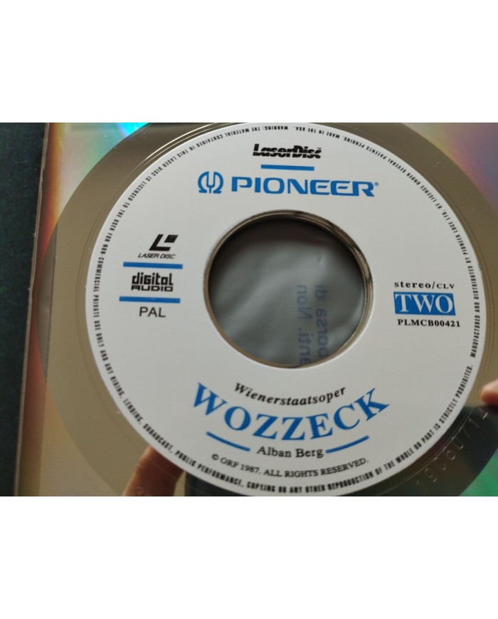 Wozzeck Berg Abbado Dresen Wiener Staatsoper - LASERDISC LD - 2T Wozzeck Berg Abbado Dresen Wiener Staatsoper - LASERDISC LD - 2T