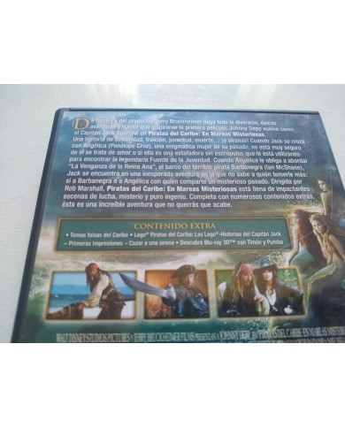 Piratas del Caribe en Mareas Misteriosas Johnny Depp DVD Español Ingles Rg 2 Piratas del Caribe en Mareas Misteriosas Johnny Depp DVD Español Ingles Rg 2