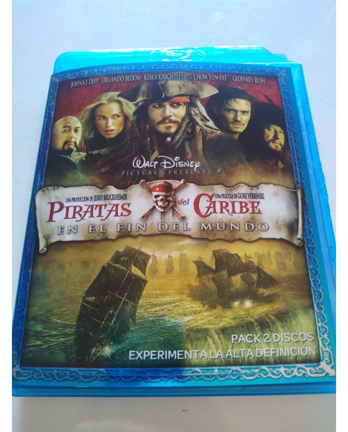 Piratas del Caribe En el Fin del Mundo Disney - 2 x Blu-Ray Español Ingles Am
