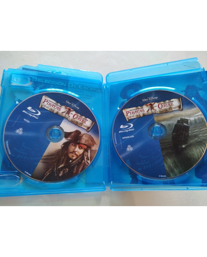 Piratas del Caribe En el Fin del Mundo Disney - 2 x Blu-Ray Español Ingles Am