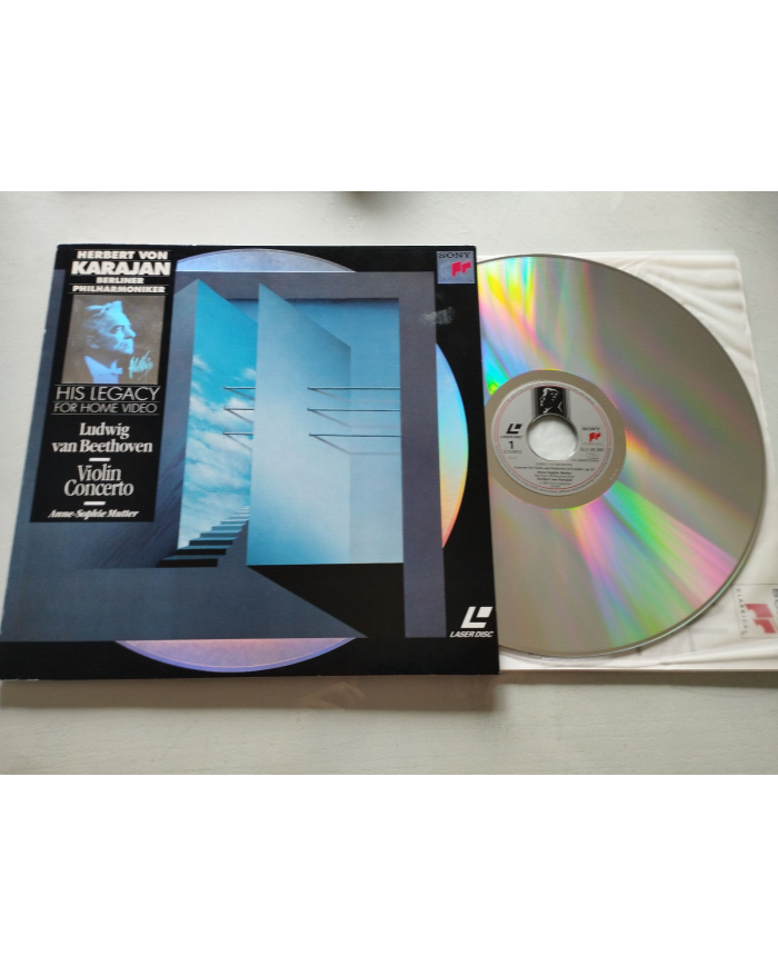 Beethoven Violin Concerto Karajan Sony 1991 - LASERDISC LD - 2T