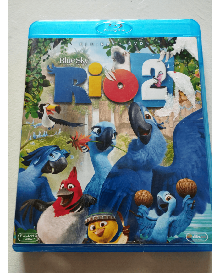 Rio 2 Blue Sky Animacion - Blu-Ray + DVD + Extras Español Ingles Am