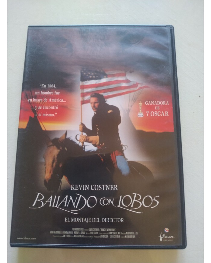 Bailando con Lobos El Montaje del Director Kevin Costner DVD Rg 2 Español Ingles