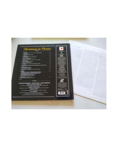 Christmas In Vienna Diana Ross Placido Domingo Jose Carreras 1992 - LASERDISC LD Christmas In Vienna Diana Ross Placido Domingo Jose Carreras 1992 - LASERDISC LD