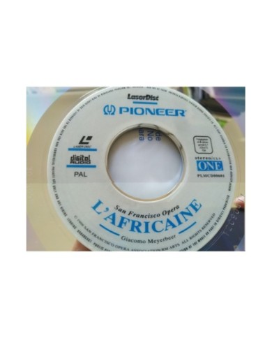 Meyerbeer L?Africaine Shirley Verrett Placido Domingo Mansouri 2 x LASERDISC LD Meyerbeer L?Africaine Shirley Verrett Placido Domingo Mansouri 2 x LASERDISC LD