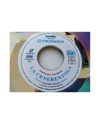 Rossini La Cenerentola Riccardo Chailly Ann Murray Araiza 1988 2 x LASERDISC LD Rossini La Cenerentola Riccardo Chailly Ann Murray Araiza 1988 2 x LASERDISC LD