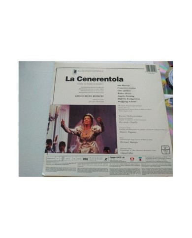 Rossini La Cenerentola Riccardo Chailly Ann Murray Araiza 1988 2 x LASERDISC LD Rossini La Cenerentola Riccardo Chailly Ann Murray Araiza 1988 2 x LASERDISC LD