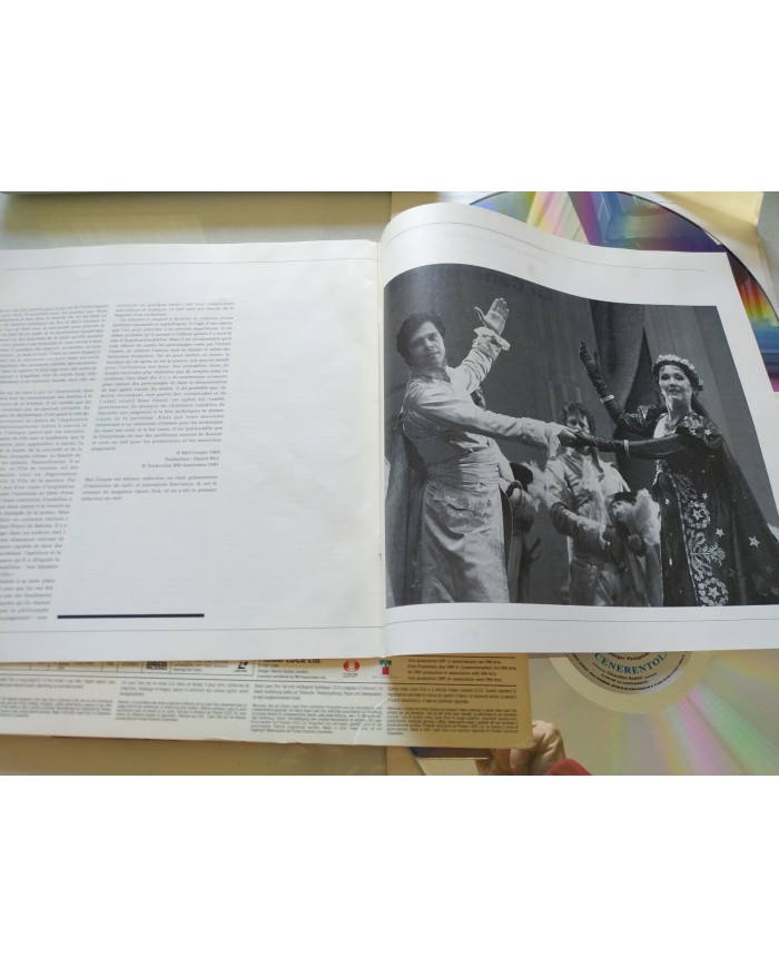 Rossini La Cenerentola Riccardo Chailly Ann Murray Araiza 1988 2 x LASERDISC LD