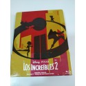Los Increibles 2 Disney Pixar Steelbook 2 x Blu-ray + Extras Español English AM