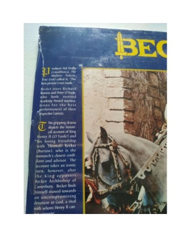 Becket Richard Burton Peter O?Toole Glenville - 2 x LASERDISC LD Ingles NTSC Becket Richard Burton Peter O?Toole Glenville - 2 x LASERDISC LD Ingles NTSC