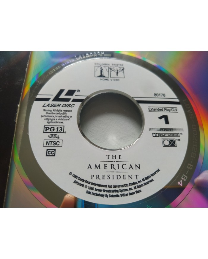 The American President Michael Douglas Annette Bening - LASERDISC LD Ingles NTSC